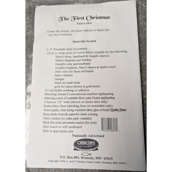 Cross Stitch Kits Lot of 3 CHRISTMAS THEMED crafty diy handmade busy hands hobby - Picture 5 of 10